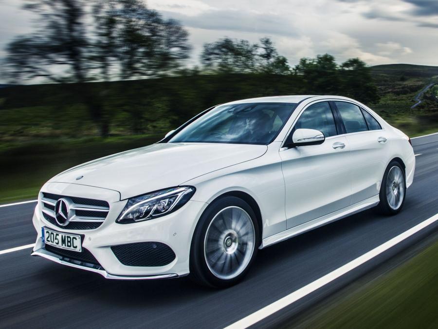  Mercedes-Benz C220 BlueTec AMG Line 2014 года  (UK) (фото 7 из 23)
